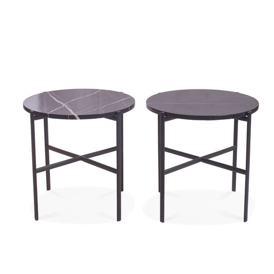 Sylvain Outline Side Table from DWR, Pair of