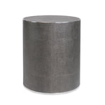 Saunderson Shagreen Plinth Round Side Table from Restoration Hardware