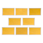 Fred Sandback, Variations for Gallery Heiner Friedrich, (Suite of 8), 1971-1973