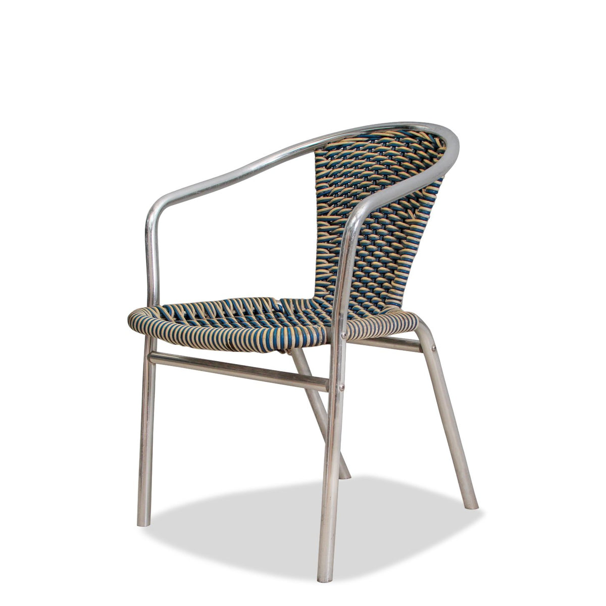 Set of 11 CB2 Rex Aluminum Outdoor Chairs (from B-Bar & Lounge, Lafayette & Bowery)