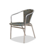 Set of 11 CB2 Rex Aluminum Outdoor Chairs (from B-Bar & Lounge, Lafayette & Bowery)