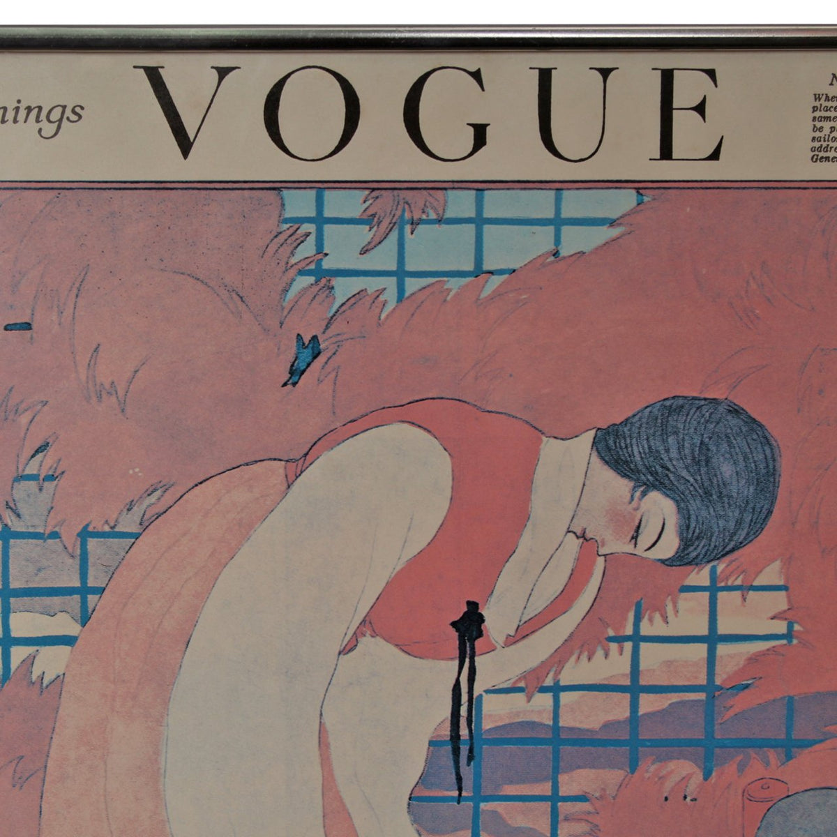 Set of 3 Vintage Vogue Magazine Posters
