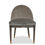 Set of 4 Suzanne Kasler Collection Hickory "Laurent" Dining Chairs with Holly Hunt Upholstery