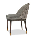 Set of 4 Suzanne Kasler Collection Hickory "Laurent" Dining Chairs with Holly Hunt Upholstery