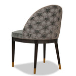 Set of 4 Suzanne Kasler Collection Hickory "Laurent" Dining Chairs with Holly Hunt Upholstery
