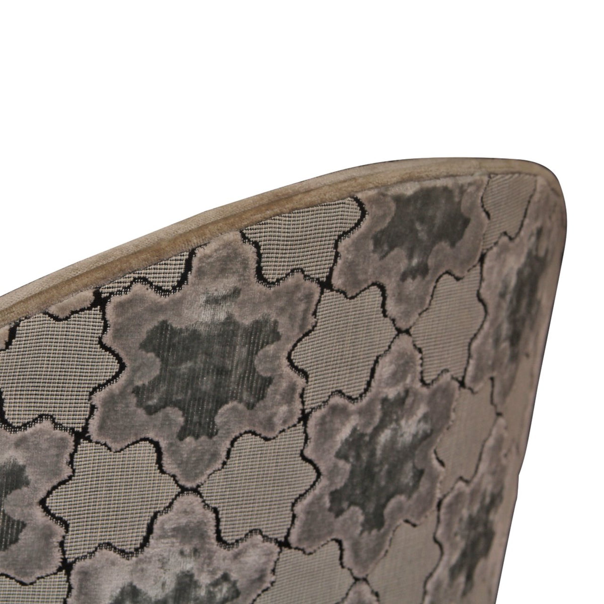 Set of 4 Suzanne Kasler Collection Hickory "Laurent" Dining Chairs with Holly Hunt Upholstery