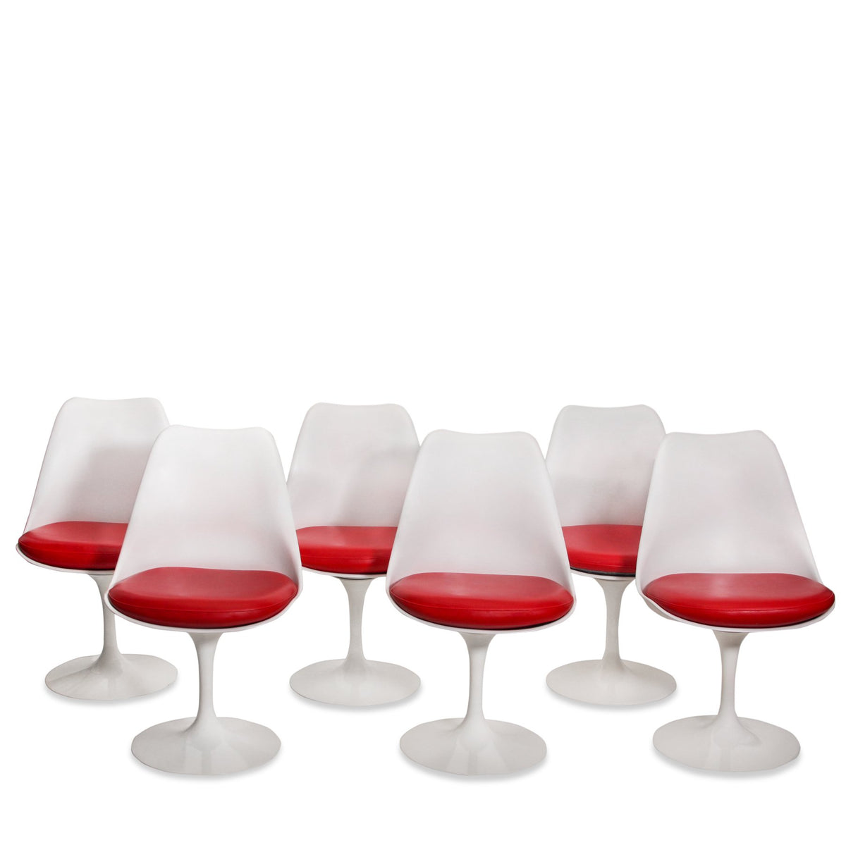 Set of 6 Knoll Tulip Chairs by Eero Saarinen
