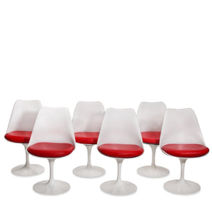 Set of 6 Knoll Tulip Chairs by Eero Saarinen