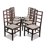 Set of 8 BDDW Ladder Dining Chairs