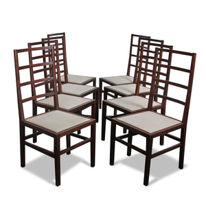 Set of 8 BDDW Ladder Dining Chairs
