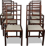 Set of 8 BDDW Ladder Dining Chairs