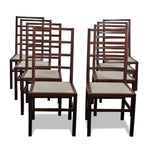 Set of 8 BDDW Ladder Dining Chairs