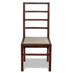 Set of 8 BDDW Ladder Dining Chairs
