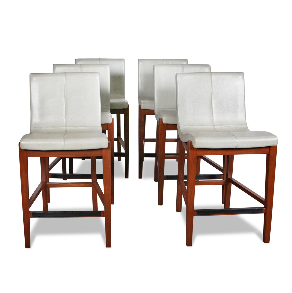 Set of Six Holly Hunt Siren Counter Stools
