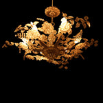 Silver Gilt Venetian Crystal Chandelier