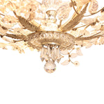Silver Gilt Venetian Crystal Chandelier