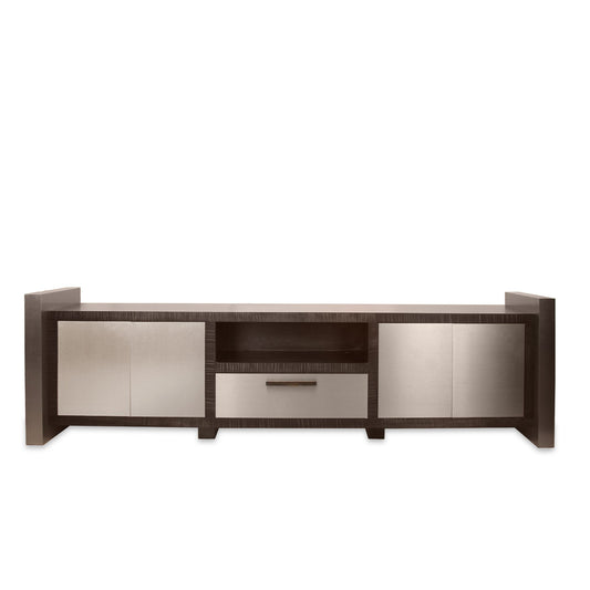 Steve Hardy Custom Curly Maple and Anodized Aluminum Media Center