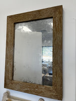 Niermann Weeks Sutton Antiqued Cerused Oak Mirror