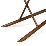 Taracea Maya Live Edge Dining Table with Sunbleached Finish Top