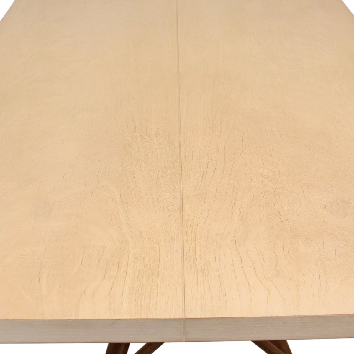 Taracea Maya Live Edge Dining Table with Sunbleached Finish Top