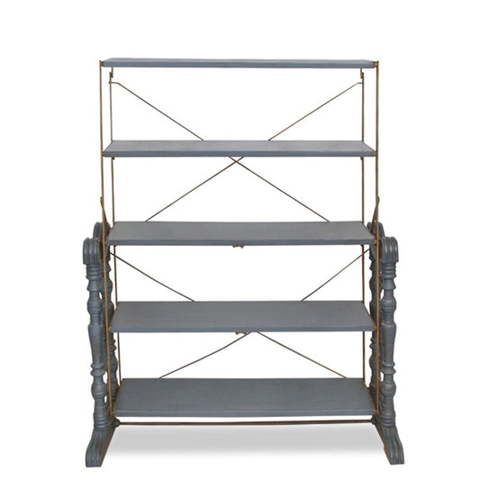 The Combination Table Co. Multi-Position Folding Shelf Table, Circa 1900