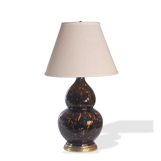 VAUGHAN DESIGNS Avebury Gourd Tortoiseshell Table Lamp