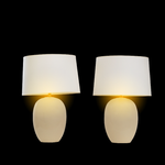 Vaughan Designs Lighting Ceramic Table Lamps, Pair of
