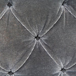 Velvet Round Ottoman