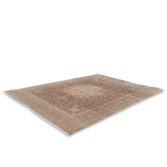 Vintage Handwoven Persian Mahal Style Area Rug Carpet