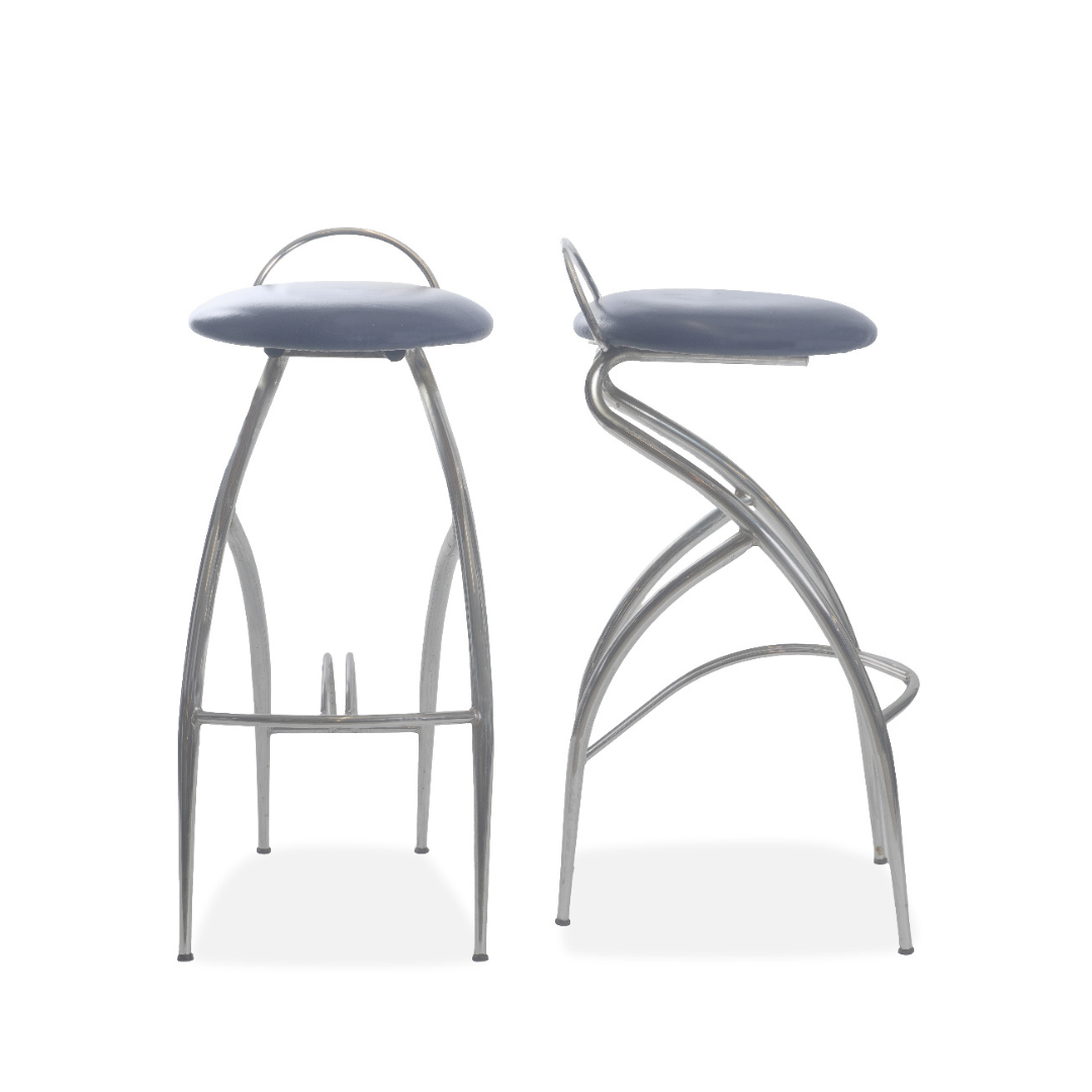 Vintage Italian Barstools, Pair of