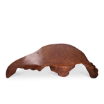 Vintage Large Solid Teak Live Edge Coffee Table