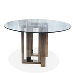 Vintage Modern Pace Glass Dining Table