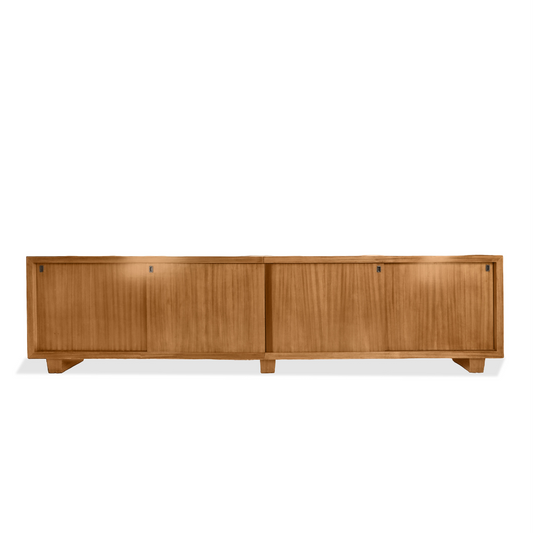 Vintage Modern Walnut Sideboard or Media Center