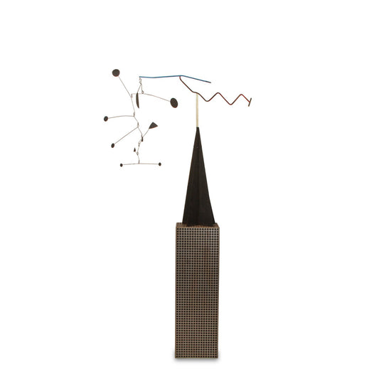 Vintage Alexander Calder Style Mobile Sculpture with Pedestal