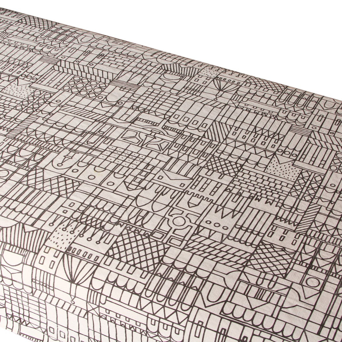 Vitra Suita Bench Ottoman by Antonio Citterio with  Alexander Girard Slipcover Included