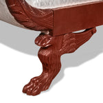 Vintage American Empire Style Mahogany Sofa
