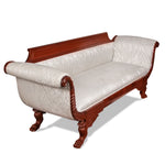 Vintage American Empire Style Mahogany Sofa