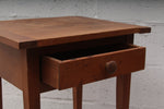 Vintage Bedside Solid Pine Table Circa 1970s