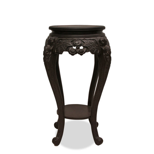 Vintage Carved Chinese Pedestal or Jardiniere