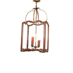 Vintage Chinese Hardwood Four-Light Lantern or Pendant Light