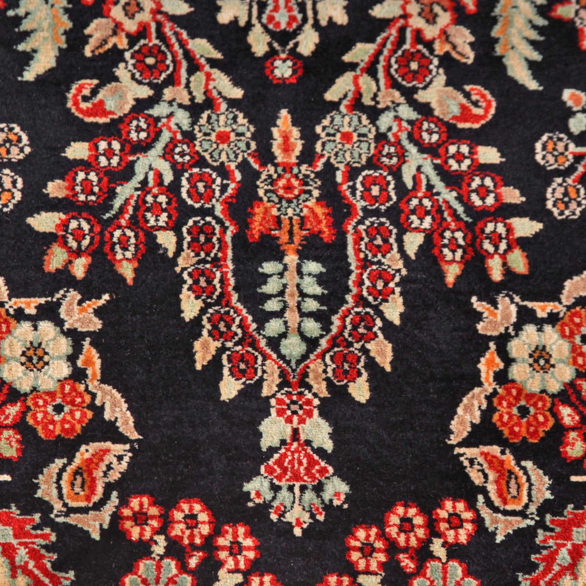 Vintage Fine Persian Kashan Carpet (3 ft 1 in  x 5 ft)