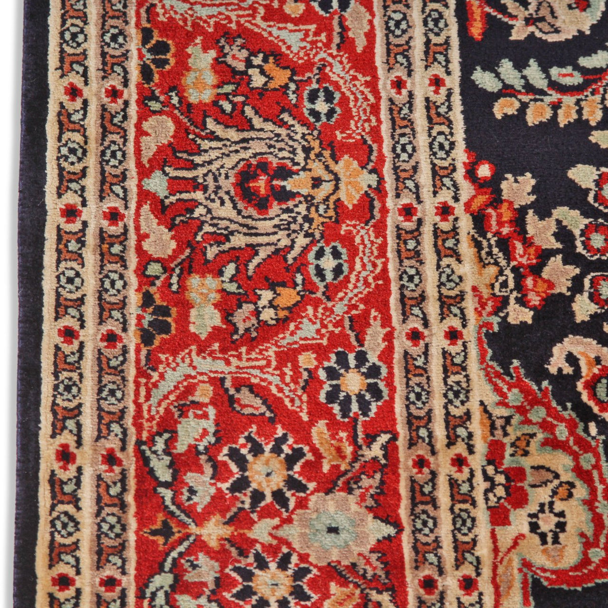Vintage Fine Persian Kashan Carpet (3 ft 1 in  x 5 ft)
