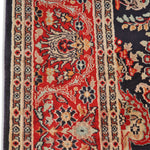 Vintage Fine Persian Kashan Carpet (3 ft 1 in  x 5 ft)