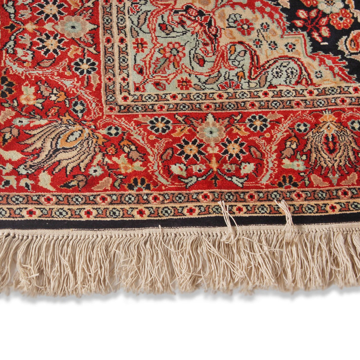 Vintage Fine Persian Kashan Carpet (3 ft 1 in  x 5 ft)
