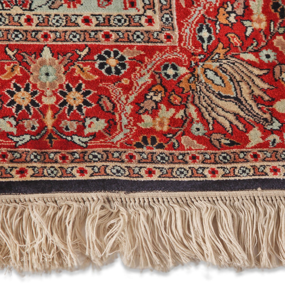 Vintage Fine Persian Kashan Carpet (3 ft 1 in  x 5 ft)