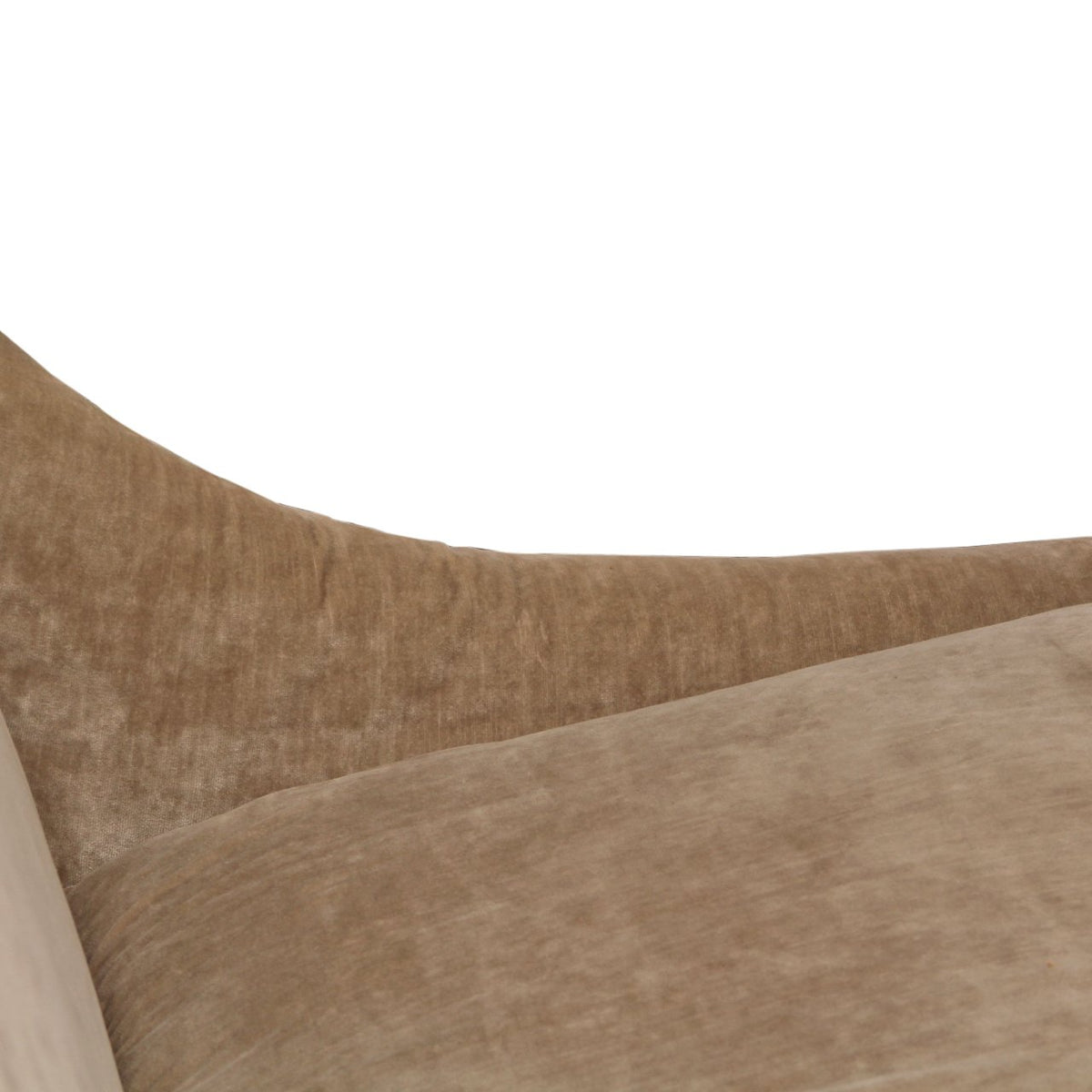 Vintage French Armless Highback Settee