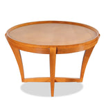 Vintage French Art Deco Satinwood Cocktail Table C1940s