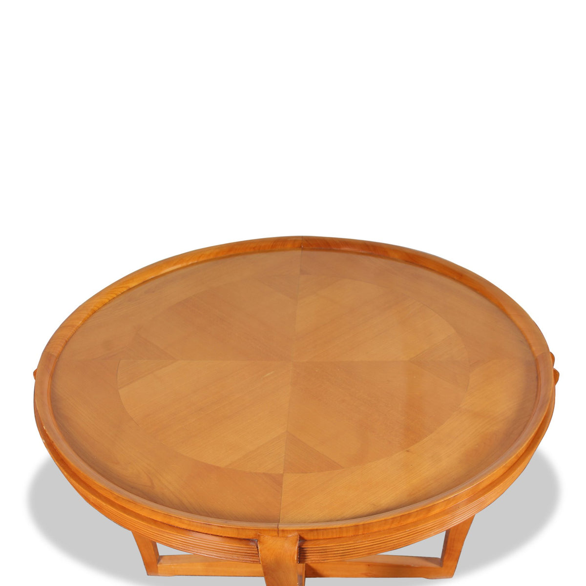 Vintage French Art Deco Satinwood Cocktail Table C1940s