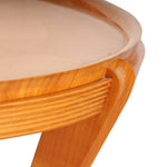 Vintage French Art Deco Satinwood Cocktail Table C1940s