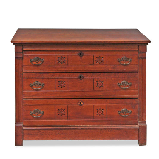Vintage Handcarved Chest of Drawers